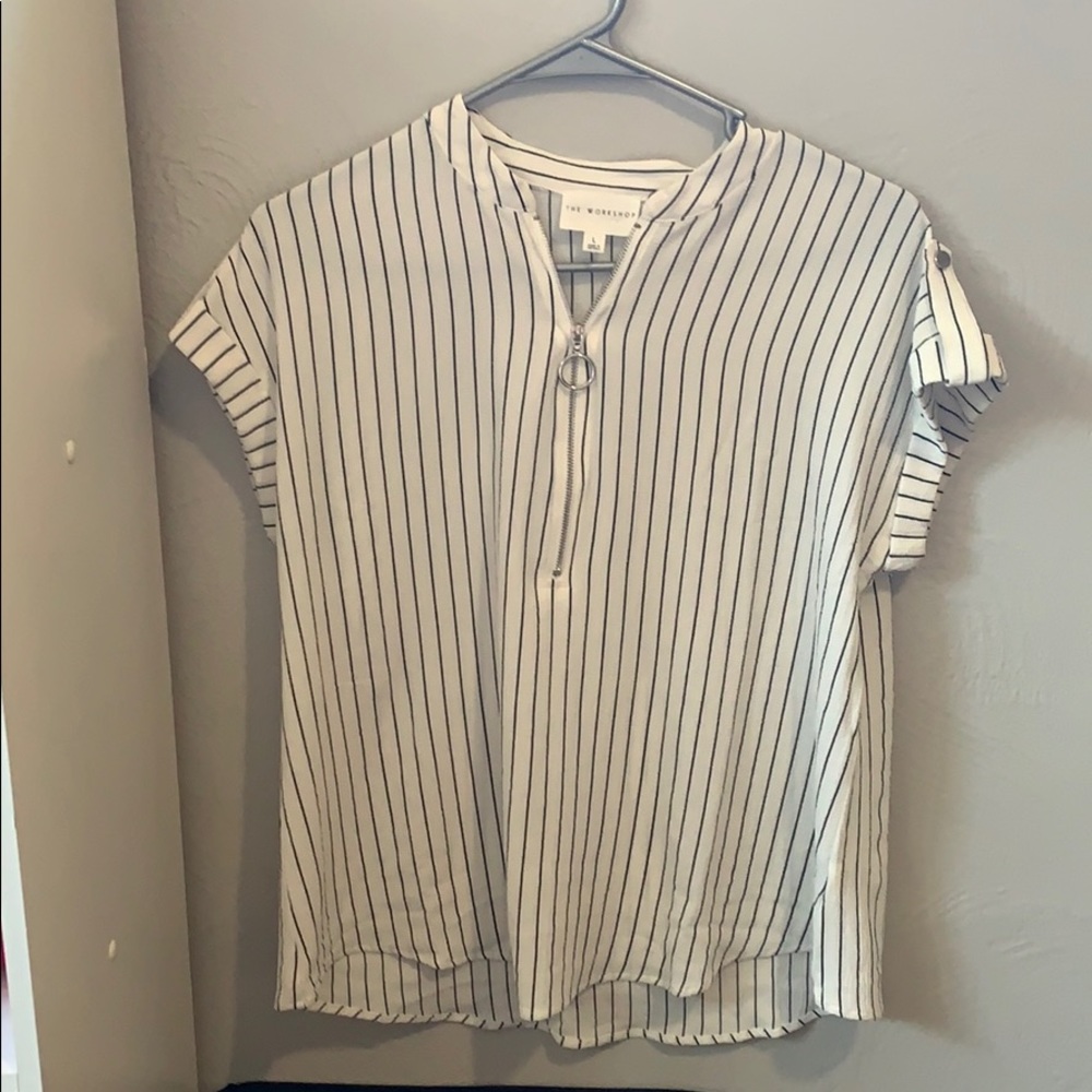 Black and white striped shirt!